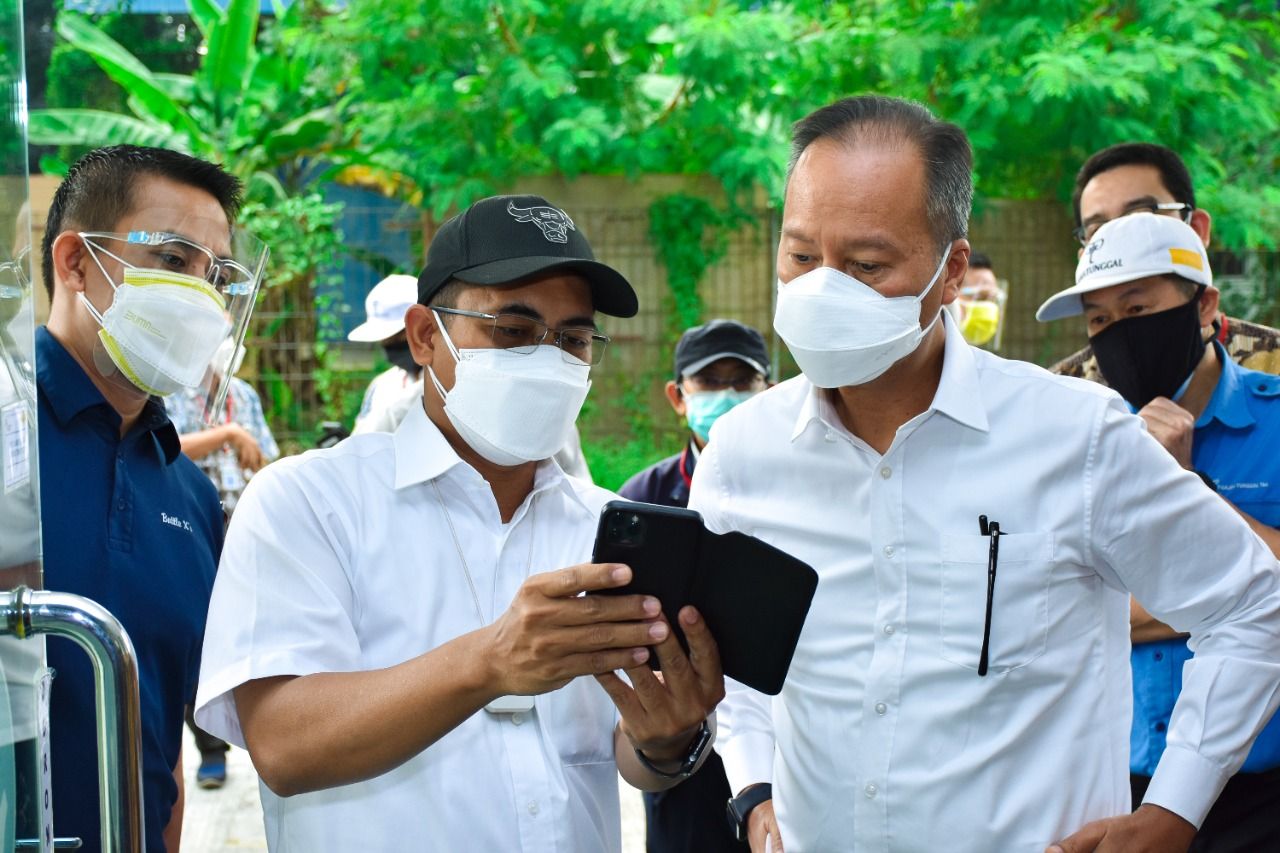 podiumnews.com-Menperin Sidak Penerapan Uji Coba Prokes di Industri Esensial